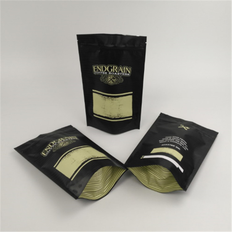 फैक्टरी थोक जिपर के साथ स्टैंड अप बैग अनुकूलित आकार और रंग उपलब्ध पैकेजिंग बैग