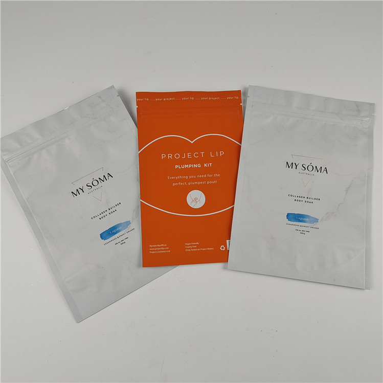 फैक्टरी थोक खाद्य पैकेजिंग सामग्री पैकेजिंग मैट एल्यूमीनियम पन्नी खड़े हो जाओ बैग Ziplock Doypack बैग