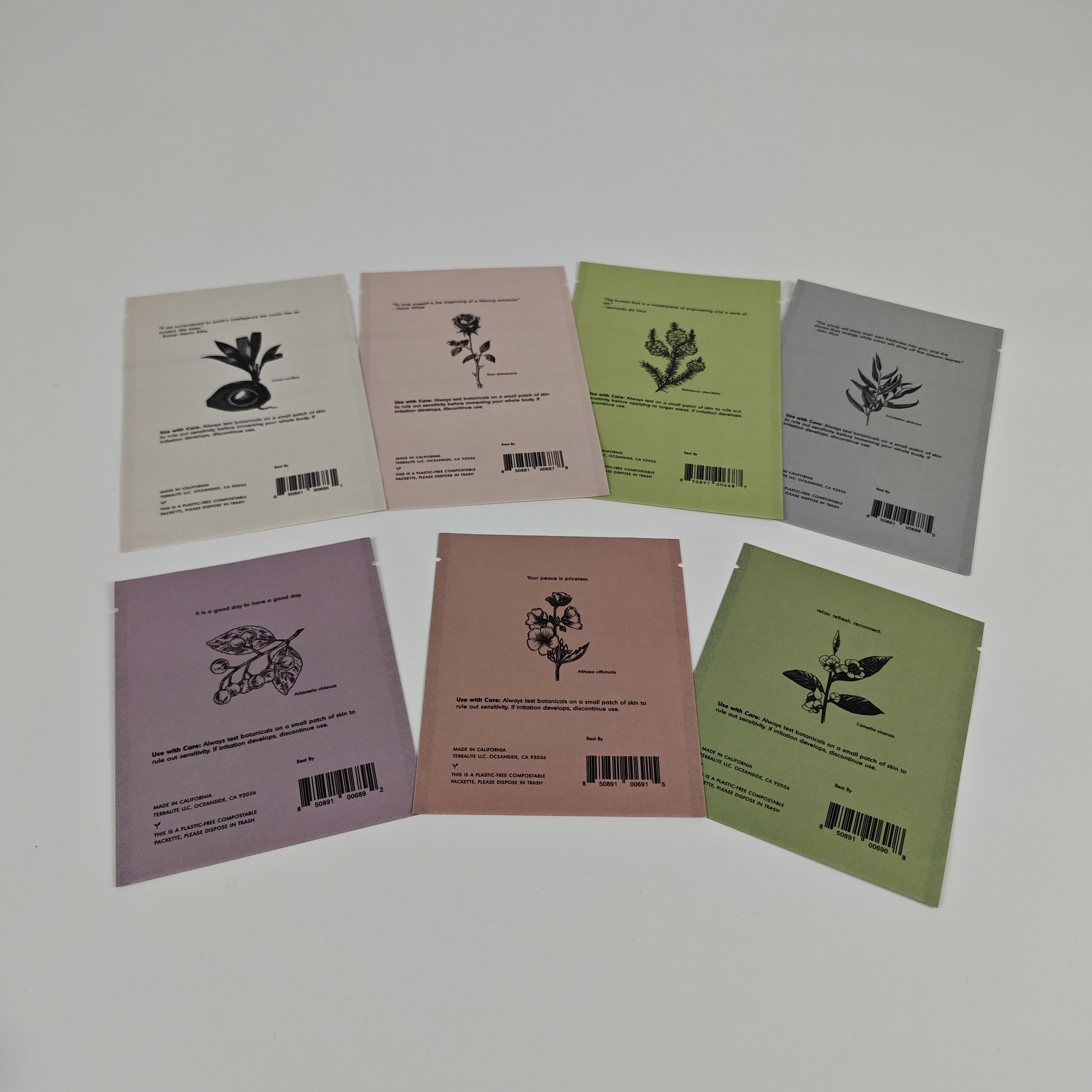 ज़िपलॉक बायोडिग्रेडेबल क्राफ्ट स्टैंड अप पॉच डिजिटल प्रिंटिंग रीसेलेबल मायलर बैग