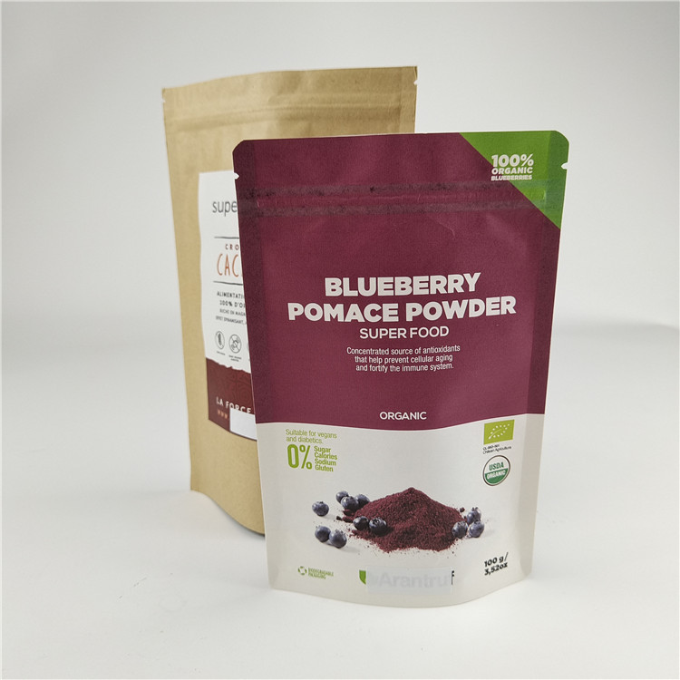 खाद्य पैकेजिंग सामग्री कस्टम डिजिटल प्रिंटिंग स्टैंड अप ज़िपर बैग गंध सबूत नमी सबूत थैली