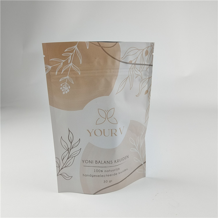 नई डिजाइन अनुकूलित आकार मैट फिनिश स्नैक बैग पैकेजिंग मैट एल्यूमीनियम पन्नी खड़े हो जाओ बैग Ziplock Doypack बैग