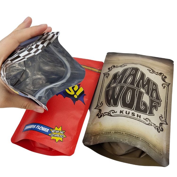 Yantian पोर्ट शिपिंग हर्बल धूप पैकेजिंग CMYK में स्टैंड अप बैग और ज़िपर के साथ