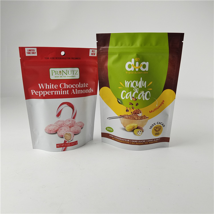 उच्च गुणवत्ता कस्टम डिजिटल प्रिंटिंग पीई पुनः प्रयोज्य ज़िपर पाउच प्लास्टिक स्टैंड अप मायलर बैग