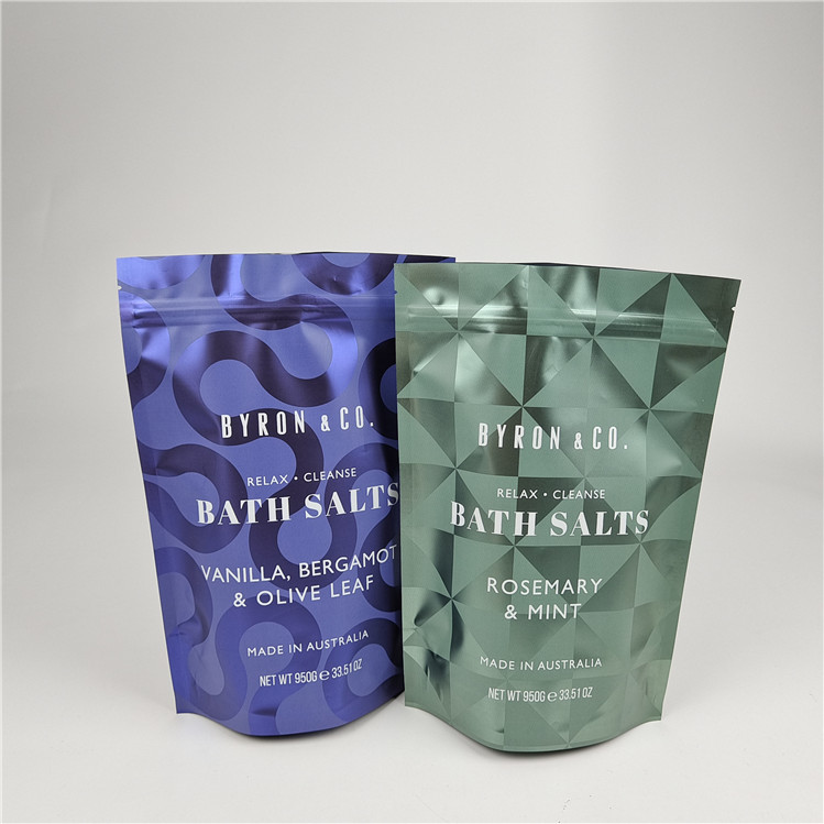 जिपर गंध सबूत नमी सबूत शरीर स्क्रब पैकेजिंग बैग के साथ खड़े हो जाओ बैग