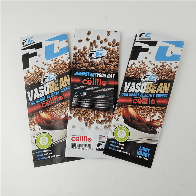 सबसे अधिक बिकने वाले 250 ग्राम 500 ग्राम 1 किलो के लिए कॉफी बीन्स के लिए पुनर्नवीनीकरण योग्य पर्यावरण के अनुकूल गसेट पैकेजिंग बैग