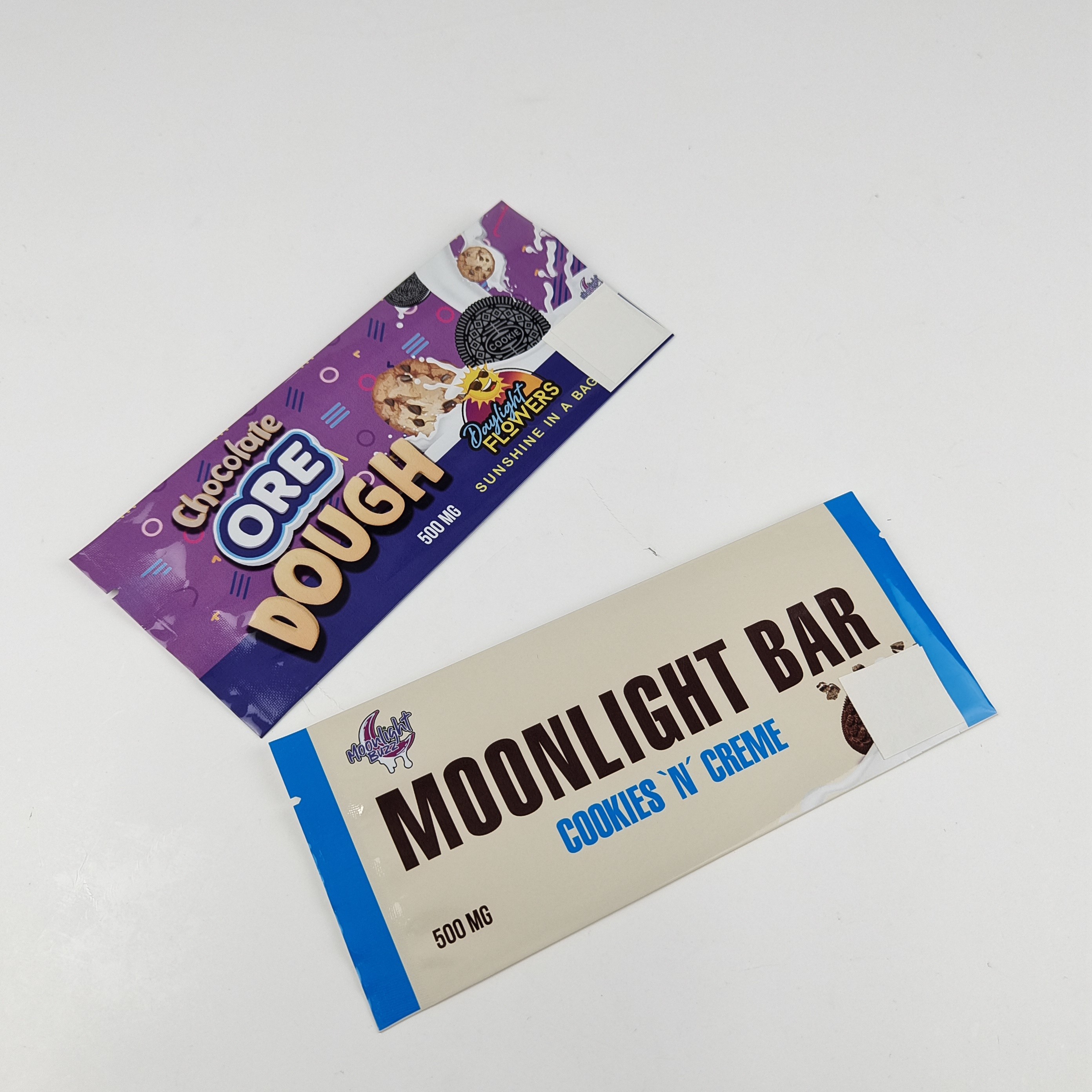 पर्यावरण के अनुकूल पन्नी रैपिंग कस्टम मुद्रित खड़े बैग चॉकलेट ऊर्जा पट्टी कुकीज़ स्नैक पैकेजिंग