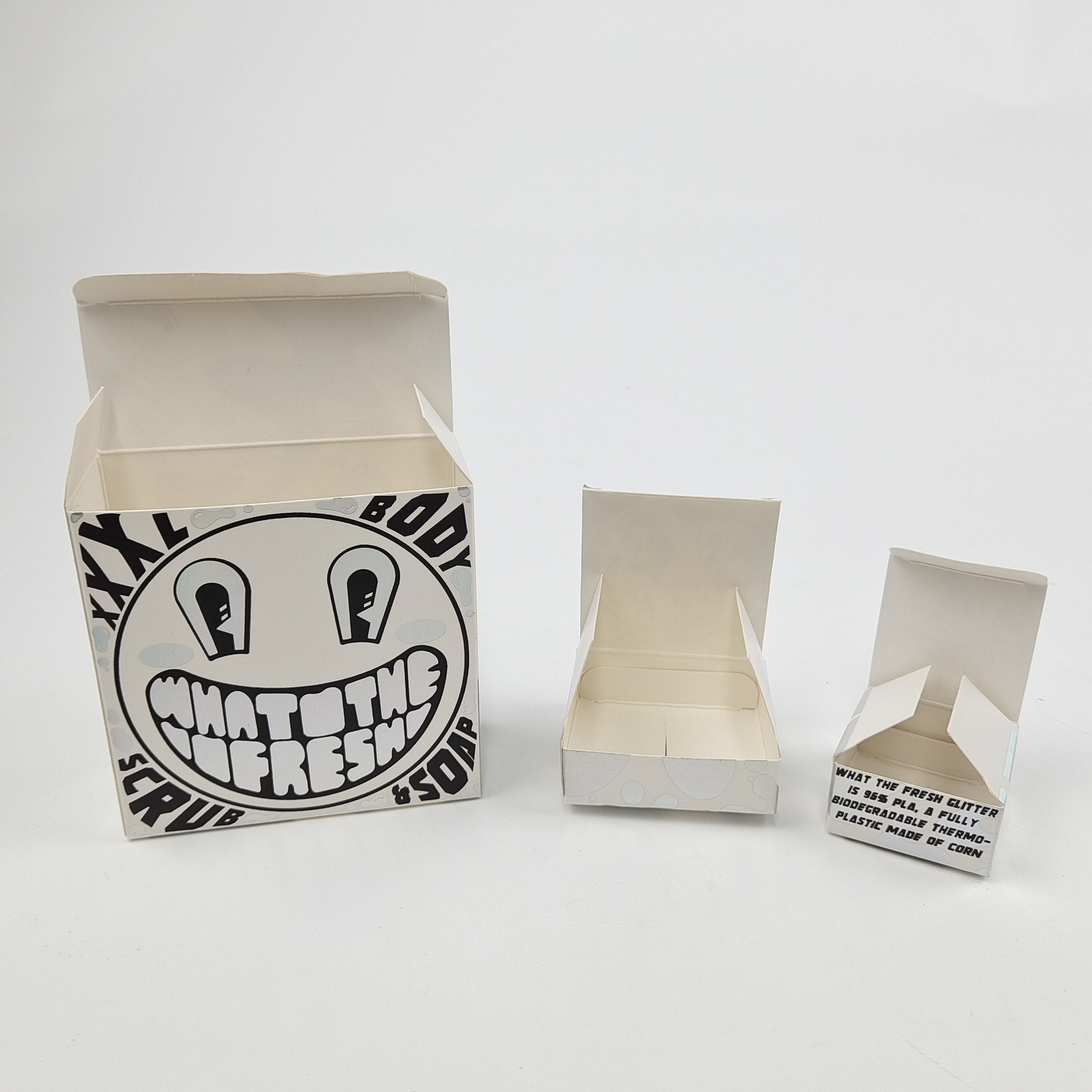 कस्टम चमकदार यूवी मैट फिल्म सफेद कार्डबोर्ड पेपर बॉक्स 400 ग्राम कॉस्मेटिक नमूना के लिए आर्गन तेल