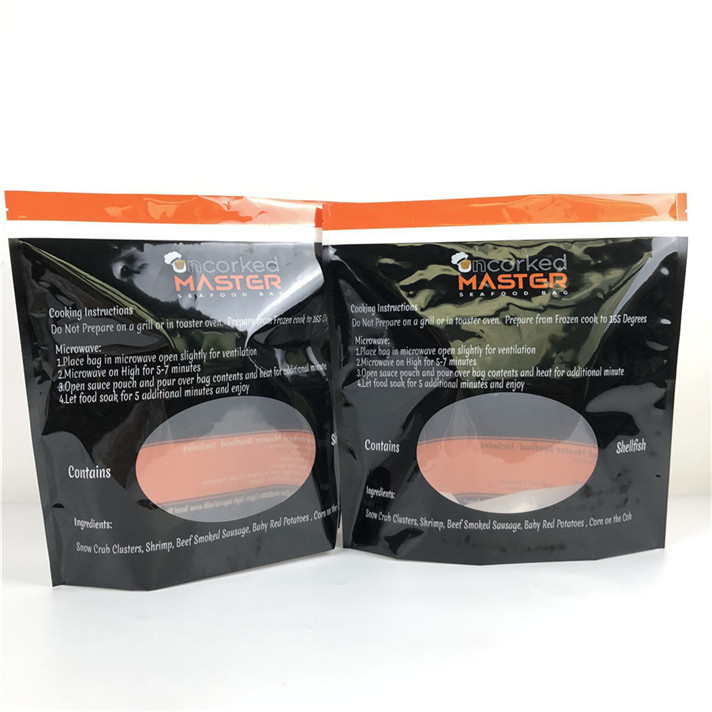 मैट एल्यूमीनियम पन्नी स्टैंड अप पॉच ज़िपलॉक ग्रेवरेज मुद्रण अनुकूलित रंग