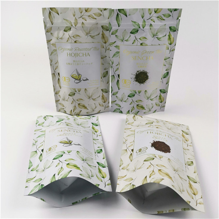 फैशन पैक कस्टम लोगो मुद्रित 10 रंगों तक स्वीकार्य उपलब्ध प्लास्टिक पन्नी पाउच चाय बैग