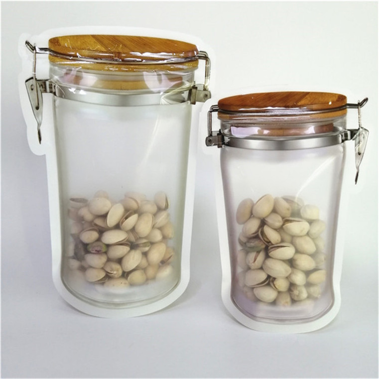 उच्च गुणवत्ता वाले कस्टम डिजिटल प्रिंटिंग पीई पुनर्नवीनीकरण प्लास्टिक खाद्य पैकेजिंग बैग