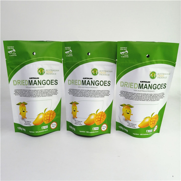 खाद्य पैकेजिंग के लिए अनुकूलित डिजाइन एमओपीपी/वीएमपीईटी/पीई लेमिनेटेड एल्यूमीनियम पन्नी मायलर पाउच