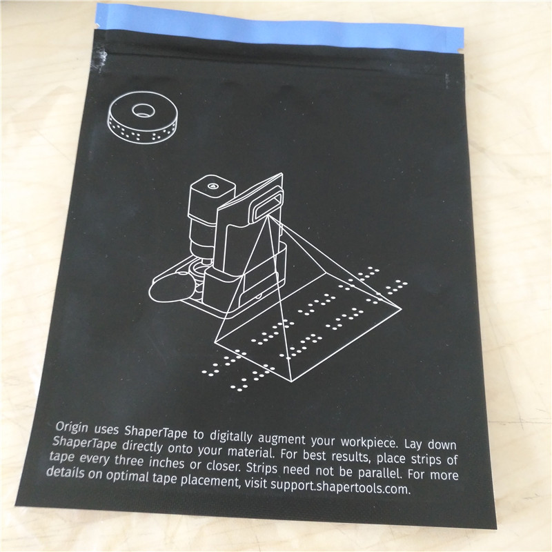 मेडिकल टेप पैकेजिंग के लिए थ्री साइड सील मायलर जिपलॉक प्लास्टिक पैकेजिंग बैग