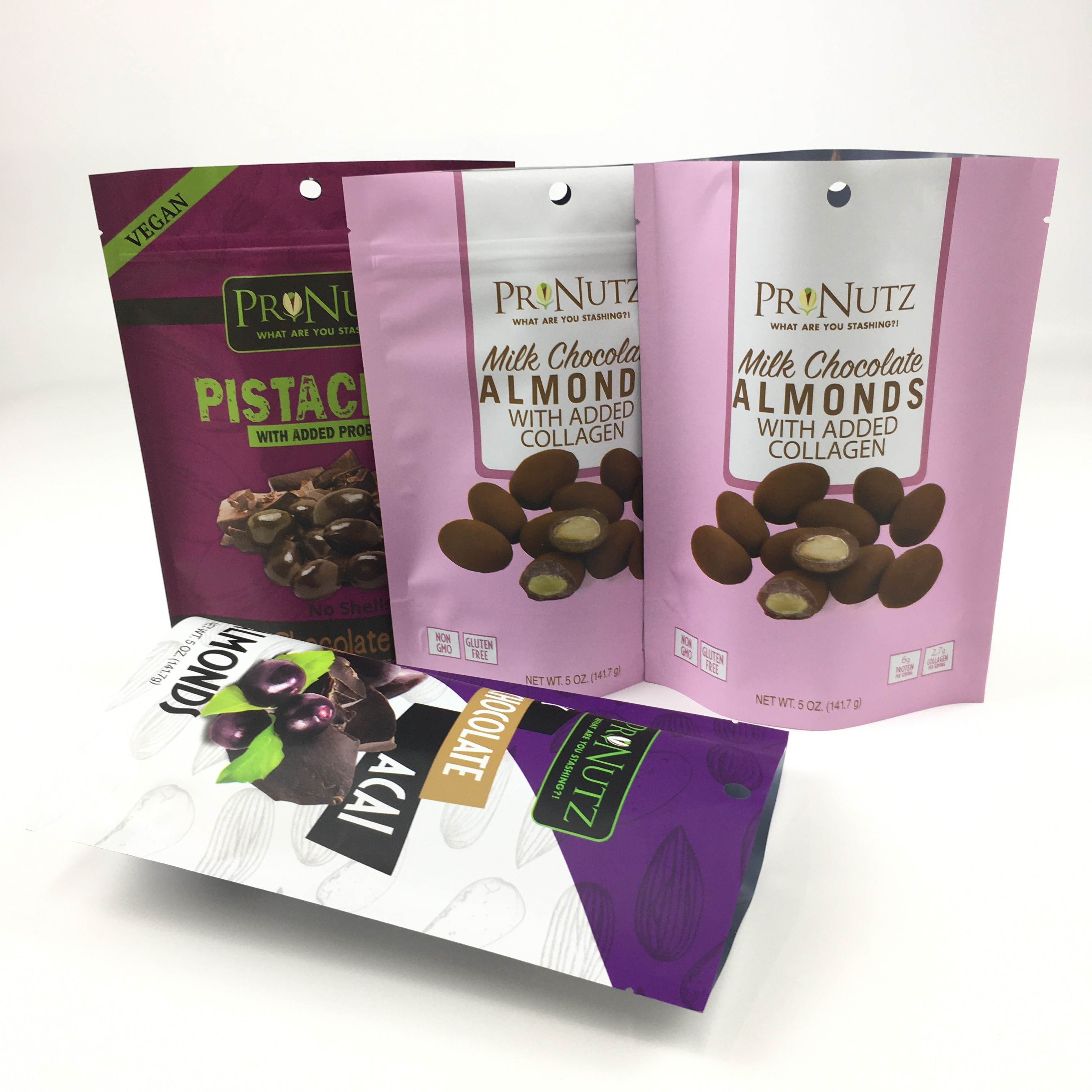 कस्टम मैट स्टैंड अप पॉच एल्यूमीनियम पन्नी Mylar बैग पाउडर पैकेजिंग