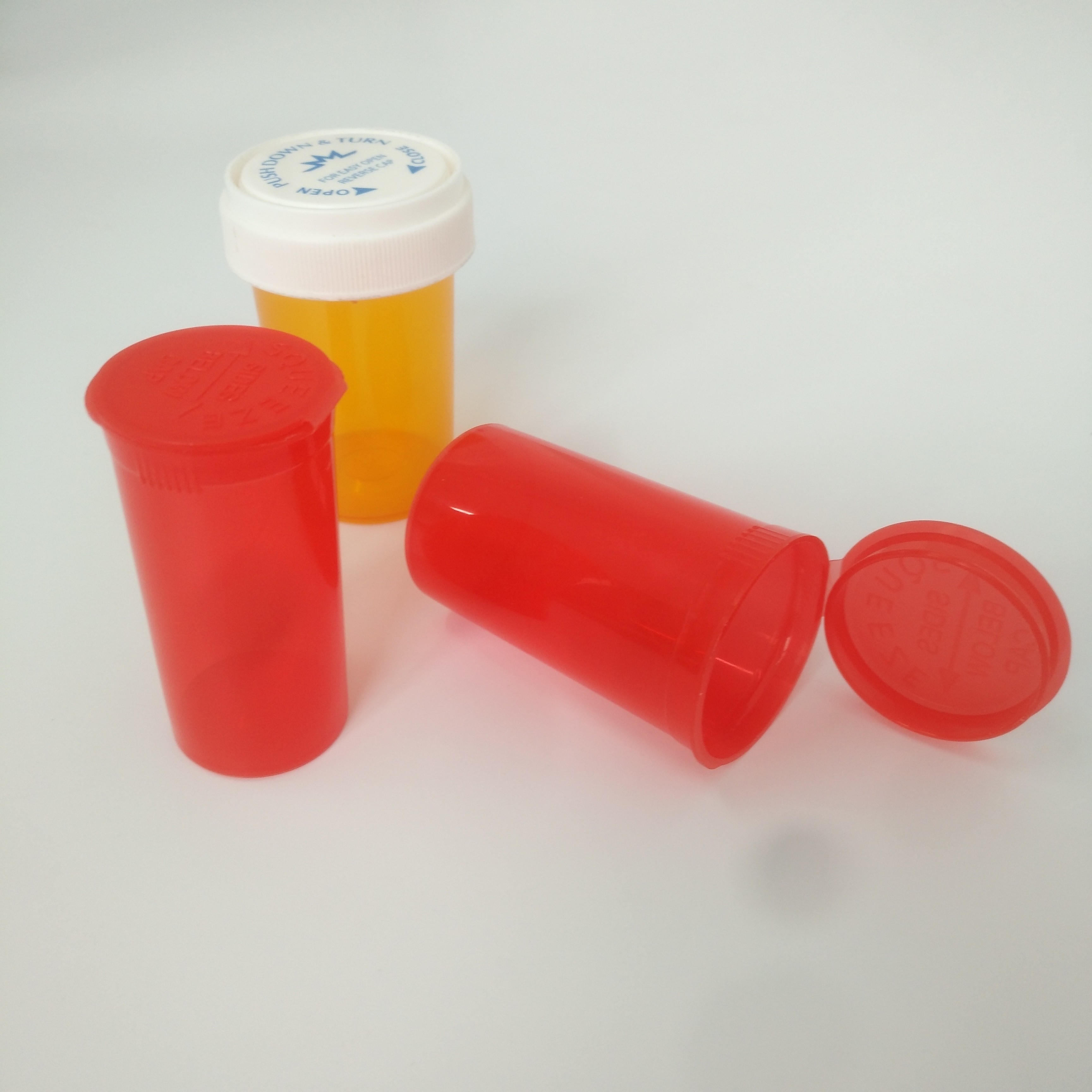 रासायनिक पैकेजिंग के लिए बाल-प्रूफ प्लास्टिक जार