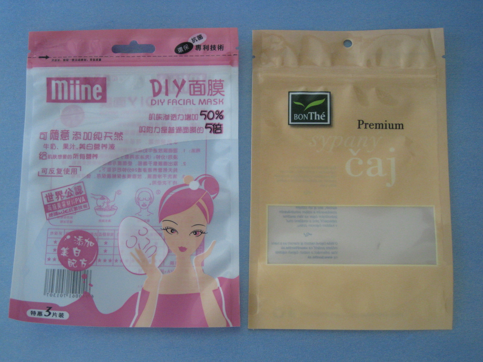 OPP / CPP PE / PET कॉम्पटिटिव पैकेजिंग बैग Bpa फ्री जिप लॉक के साथ