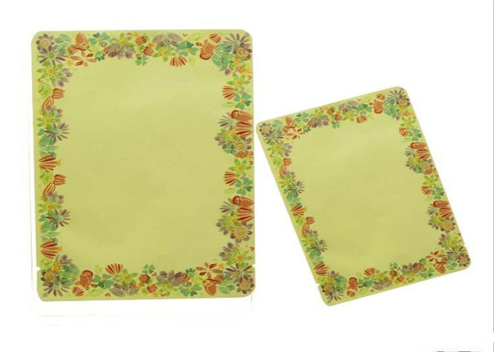 गोल्ड क्रिस्टल थ्री साइड सीलबंद प्लास्टिक बैग्स फॉर आई / फेशियल मास्क, इको फ्रेंडली