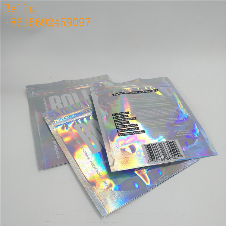 कस्टम मुद्रण पन्नी थैली पैकेजिंग एक तरफ स्पष्ट जिपर ग्लॉसी यूएसबी केबल के लिए