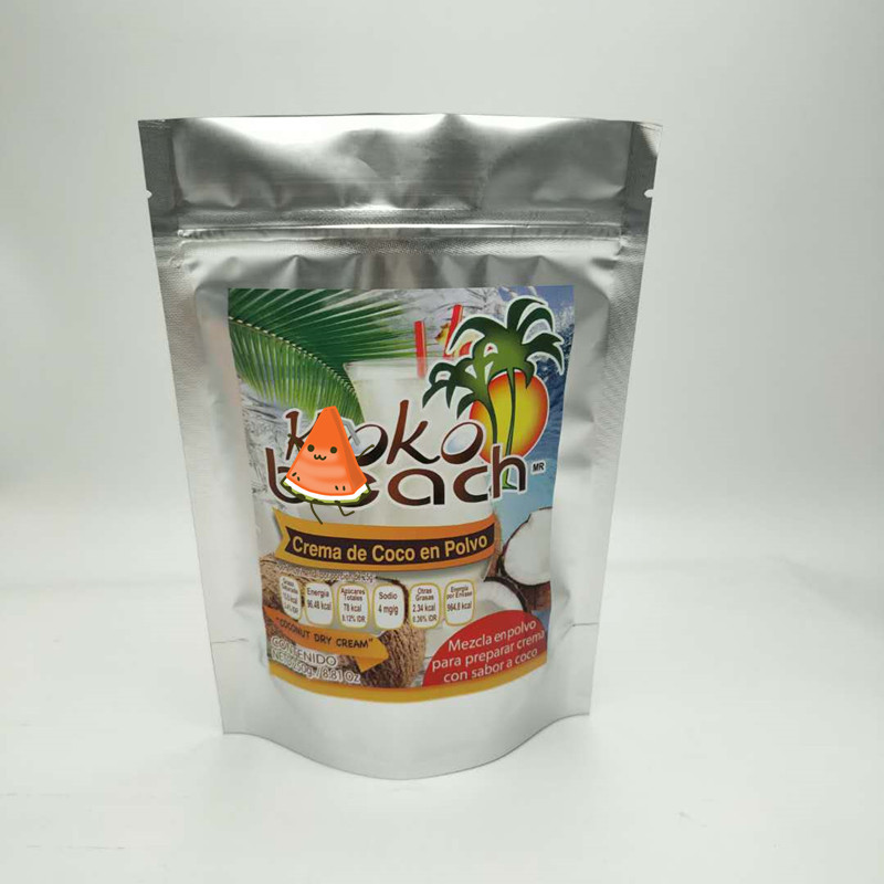 अनुकूलित आकार प्लास्टिक पाउच पैकेजिंग, एल्यूमीनियम पन्नी बैग ऊपर खड़े हो जाओ