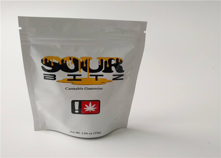 एयरटाइट जिपर सील के साथ बटोम क्लोजर हर्बल इंसेंस पैकेजिंग ग्रैव्योर प्रिंटिंग