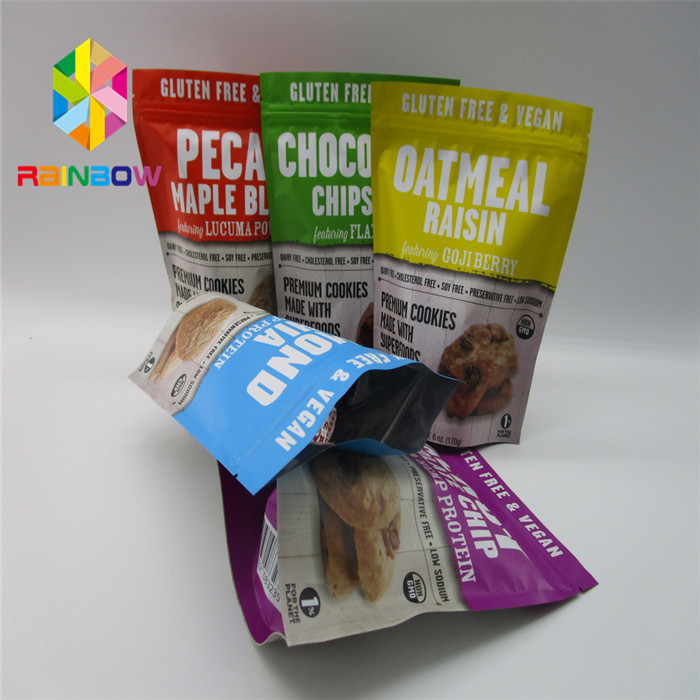 ग्रेवर प्रिंटिंग स्नैक बैग पैकेजिंग 8 रंग मल्टीलेयर सामग्री के साथ