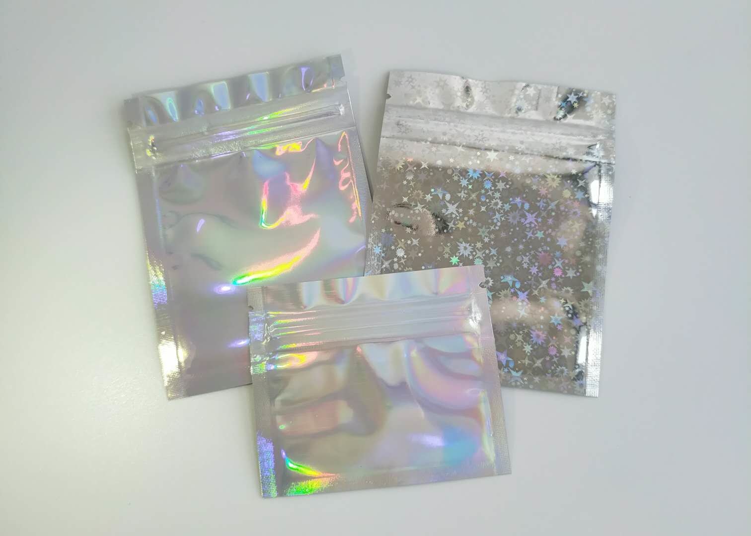 कपास पैड बरौनी एक्सटेंशन गोंद के लिए नि: शुल्क स्थायी कॉस्मेटिक पैकेजिंग बैग