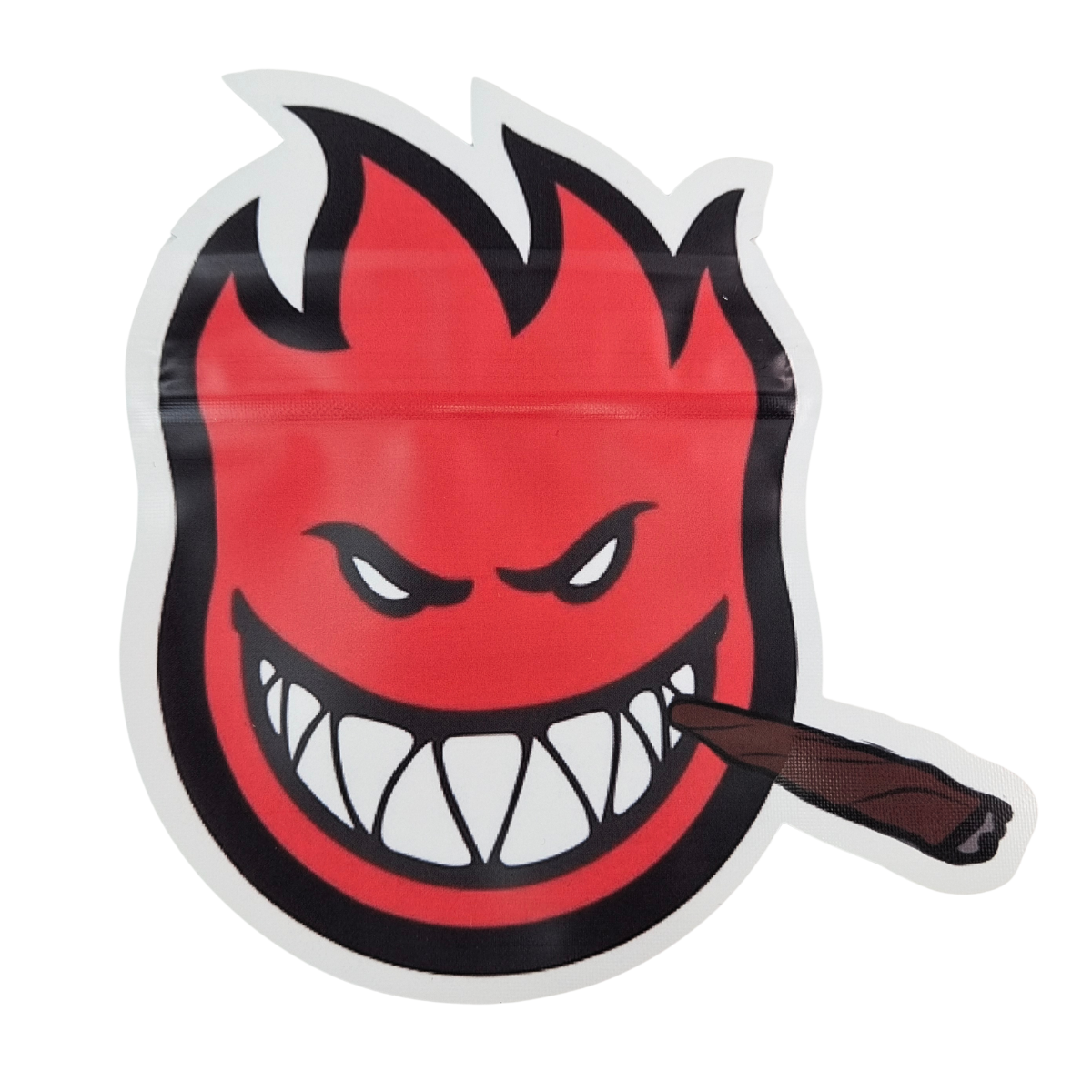 खाने योग्य कैली 3.5g 7g मायलर ज़िपर लॉक सॉफ्ट टच गंध प्रूफ अनियमित आकार का कुकी डाई कट पैकेजिंग प्लास्टिक सैशे बैग