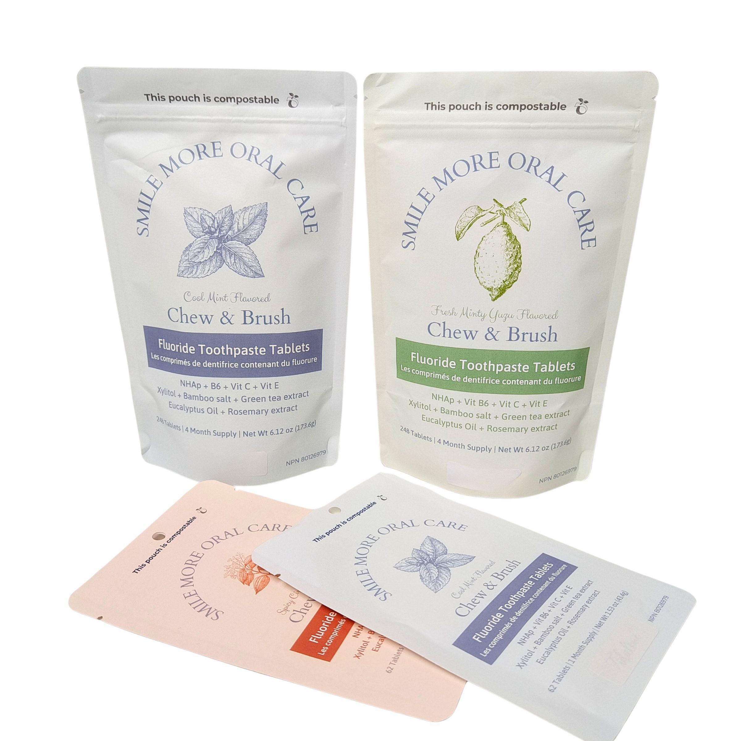 बायोडिग्रेडेबल क्राफ्ट पेपर बैग व्हाइट स्टैंड पॉकेट ज़िपलॉक पालतू जानवरों के भोजन के लिए प्लास्टिक पैकिंग कंपोस्टेबल