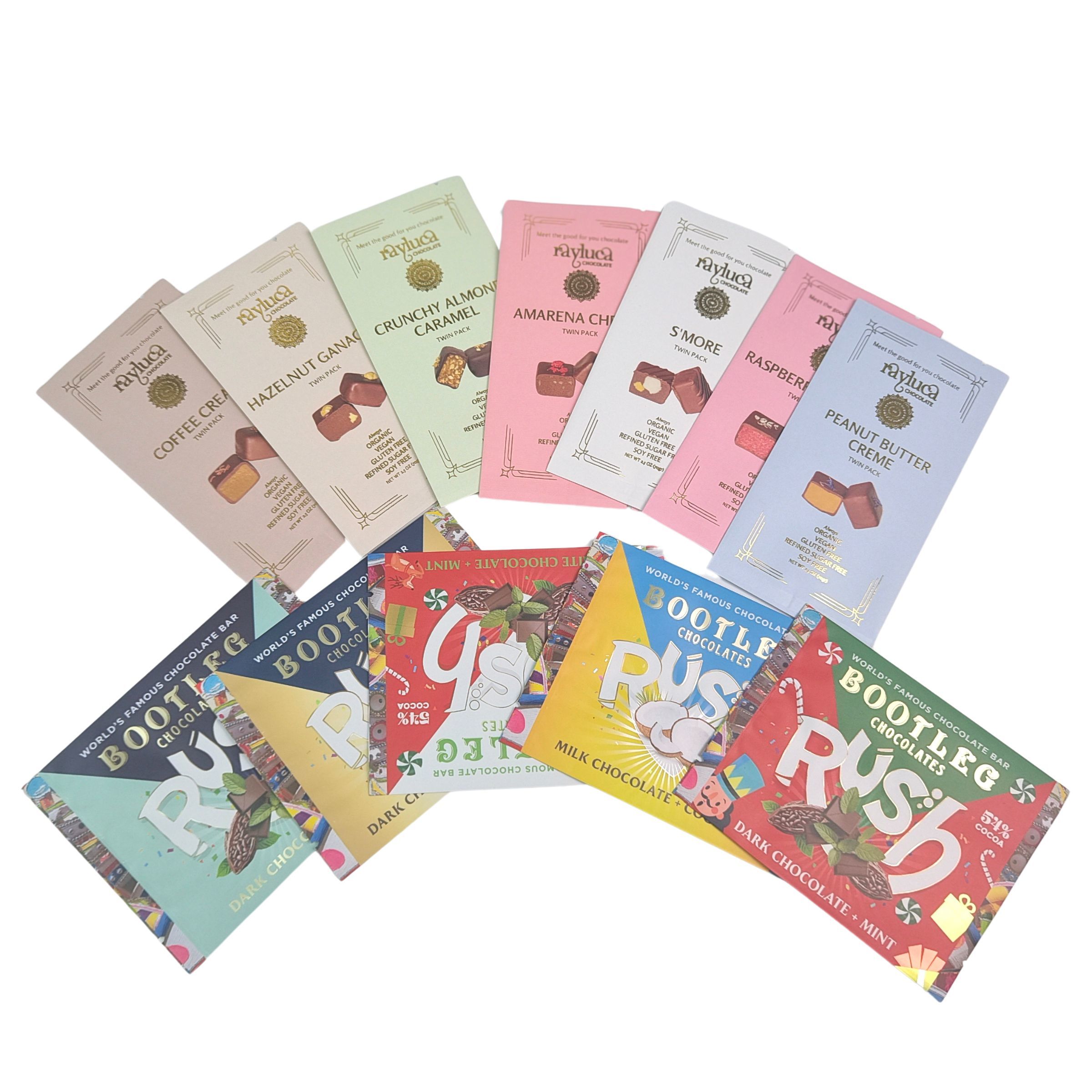 खाद्य एल्यूमीनियम पन्नी बैग बैक सील छोटे प्लास्टिक Mylar ओट चॉकलेट ऊर्जा पट्टी कुकी स्नैक कैंडी पैकेजिंग बैग