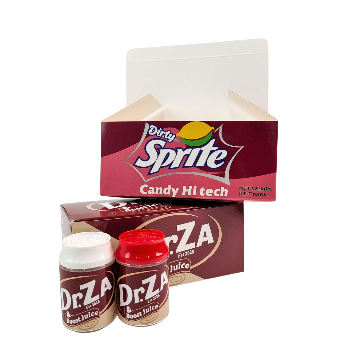 पीईटी प्लास्टिक खाद्य बॉक्स 3.5 ग्राम सोडा कैंडी कैन घुमावदार ढक्कन के साथ