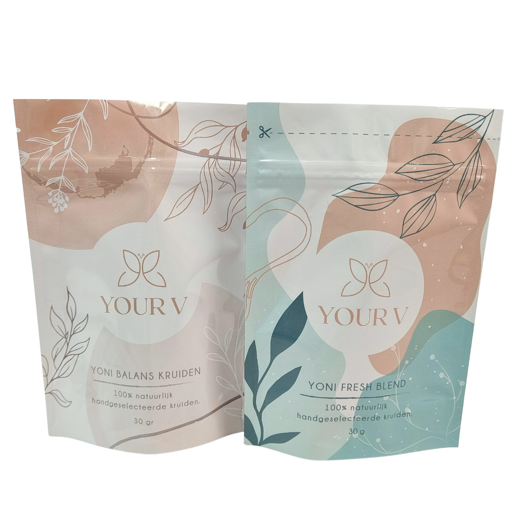 बाथ सॉल्ट 4OZ 5OZ के लिए कस्टम बायोडिग्रेडेबल माइलर बैग स्टैंड अप पाउच