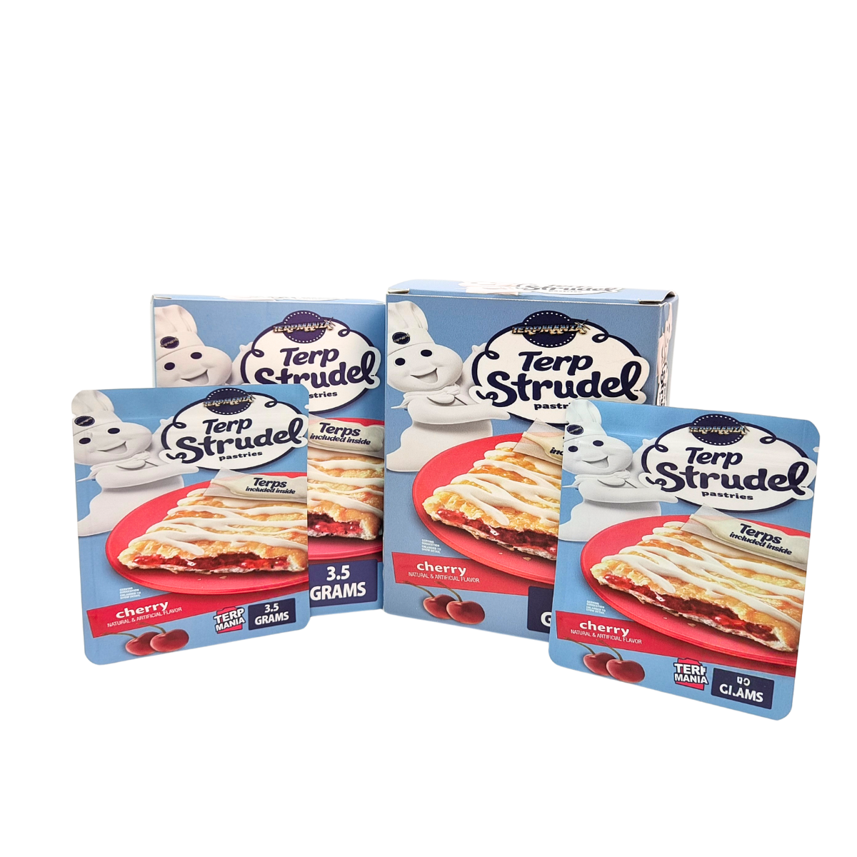 कस्टम 3.5g 7g 14g गंध प्रूफ मायलर बैग बॉक्स के साथ