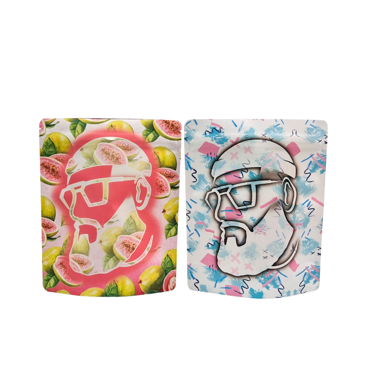 पुनः प्रयोज्य हीट सील 3.5g 1oz Mylar ज़िपर बैग स्टैंड-अप एल्यूमीनियम पन्नी गंध प्रूफ कैली खाद्य भंडारण Mylar बैग कस्टम मुद्रित