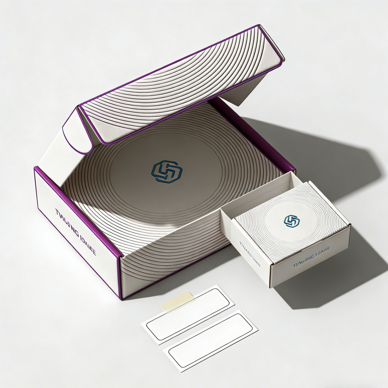 मैट लैमिनेशन और कस्टम लोगो के साथ कस्टम बायोडिग्रेडेबल गिफ्ट मेलिंग फ़ोल्डर