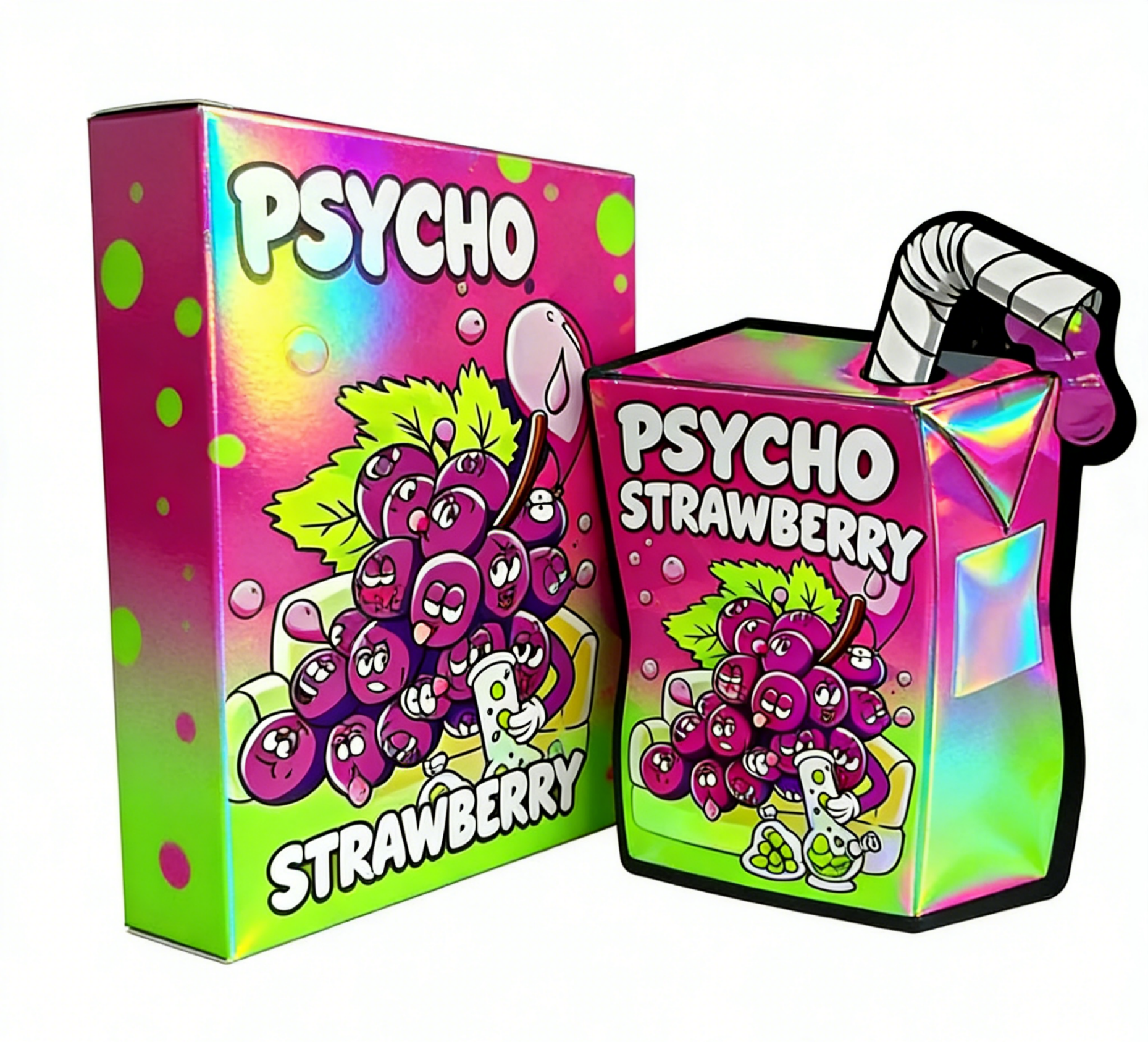 Custom Printed Smell Proof Child Resistant Mylar Bags and Stand Up Pouches for Snack Packaging