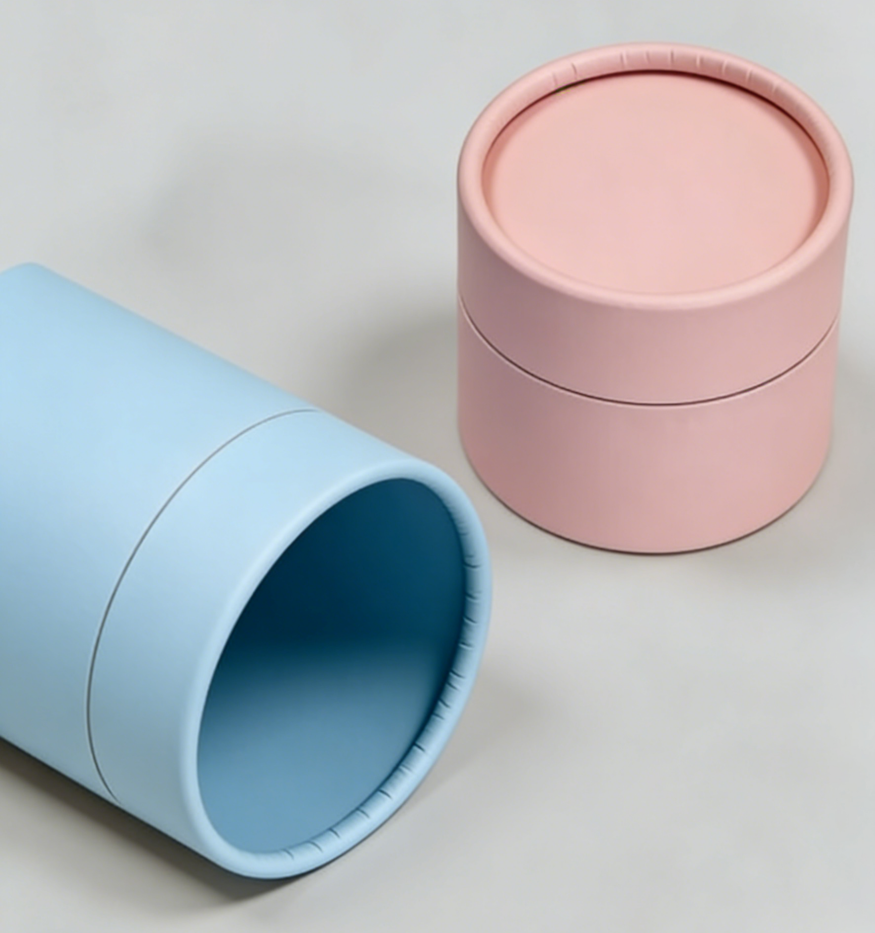 पर्यावरण के अनुकूल बायोडिग्रेडेबल अनुकूलन योग्य सिलेंडर पैकेजिंग ट्यूब और खाद्य-ग्रेड सुरक्षित कॉस्मेटिक और परफ्यूम पैकेजिंग के लिए पेपर बॉक्स