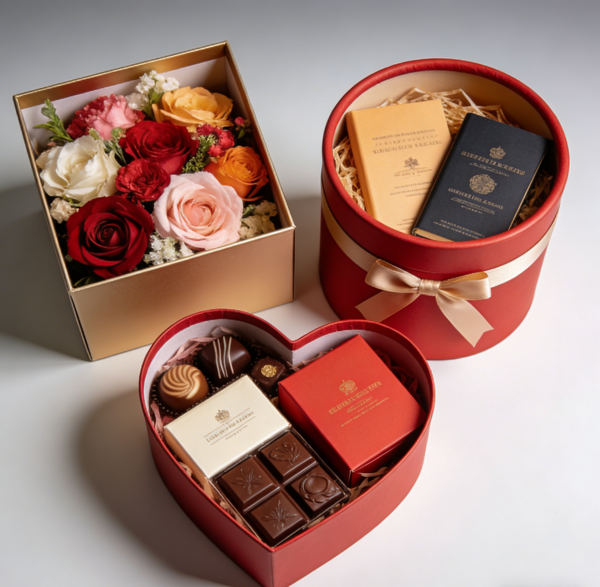 अनुकूलित पर्यावरण के अनुकूल तह योग्य 350 ग्राम मोटाई आभूषण कपड़े जूते घड़ी के लिए कार्डबोर्ड उपहार बॉक्स