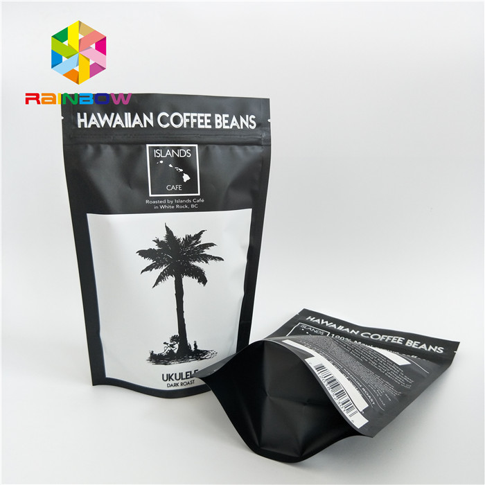 पाउडर चाय अखरोट प्लास्टिक पाउच पैकेजिंग एल्यूमीनियम पन्नी कस्टम मुद्रण वाल्व के साथ