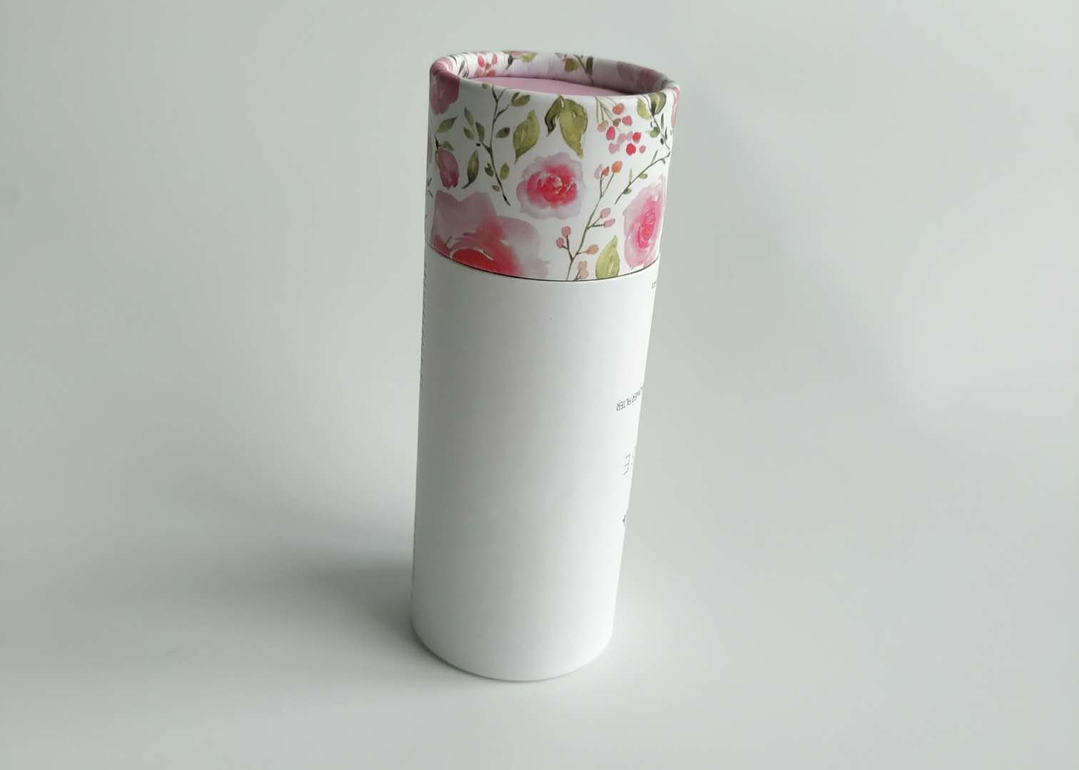 पैकिंग के लिए सिलेंडर कस्टम मुद्रित पेपर बॉक्स प्रसाधन सामग्री पेपर कार्डबोर्ड