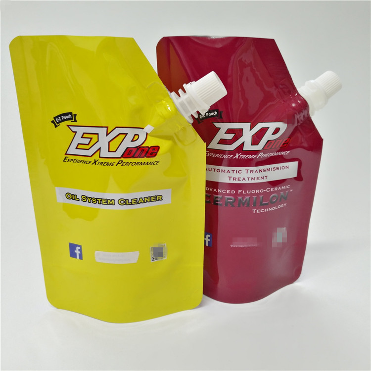 BPA फ्री प्लास्टिक हेयर मास्क टोंटी बैग पैकेजिंग लिक्विडड्रिंक कॉफी स्टैंड अप पाउच