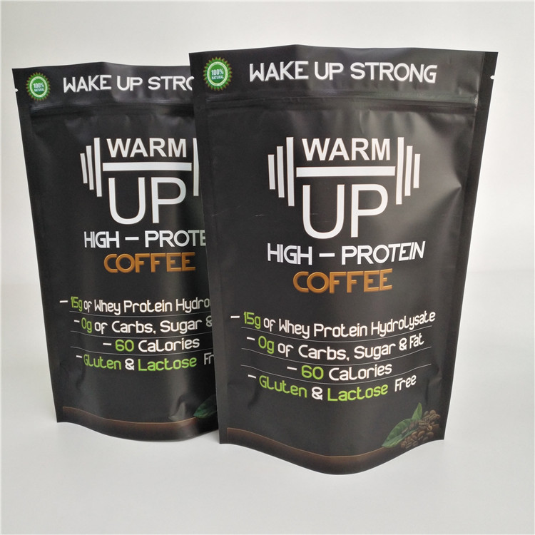 एल्यूमीनियम पन्नी प्लास्टिक पाउच पैकेजिंग विटामिन खेल पोषण अनुपूरक पाउडर थैला