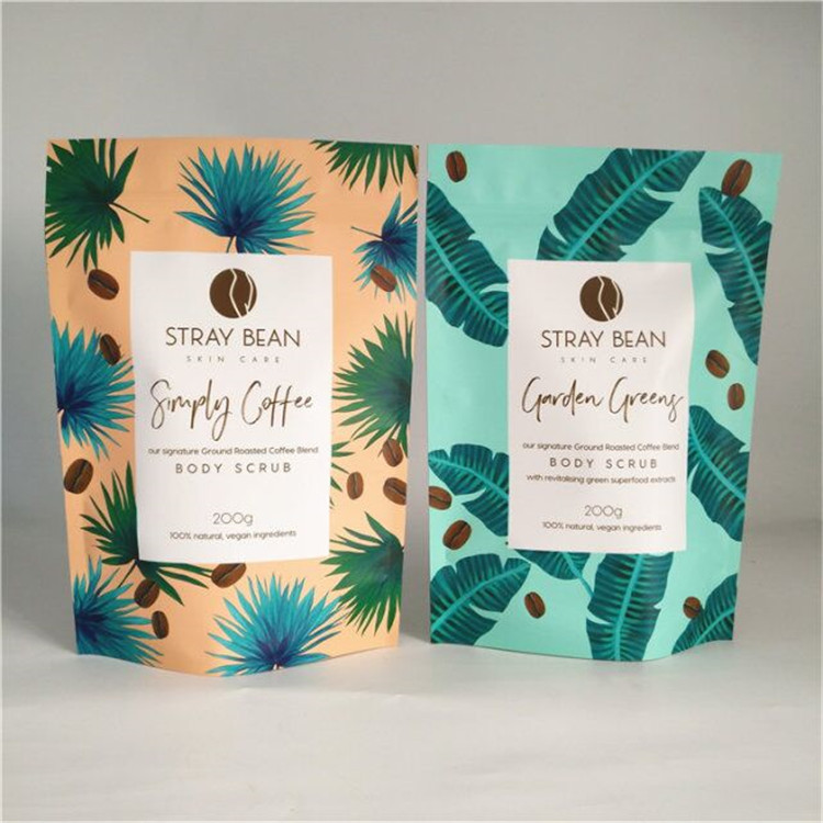 Biodegradable चाय बैग पैकेजिंग अनुकूलित Airtightbody स्क्रब इंस्टेंट कॉफी पाउच
