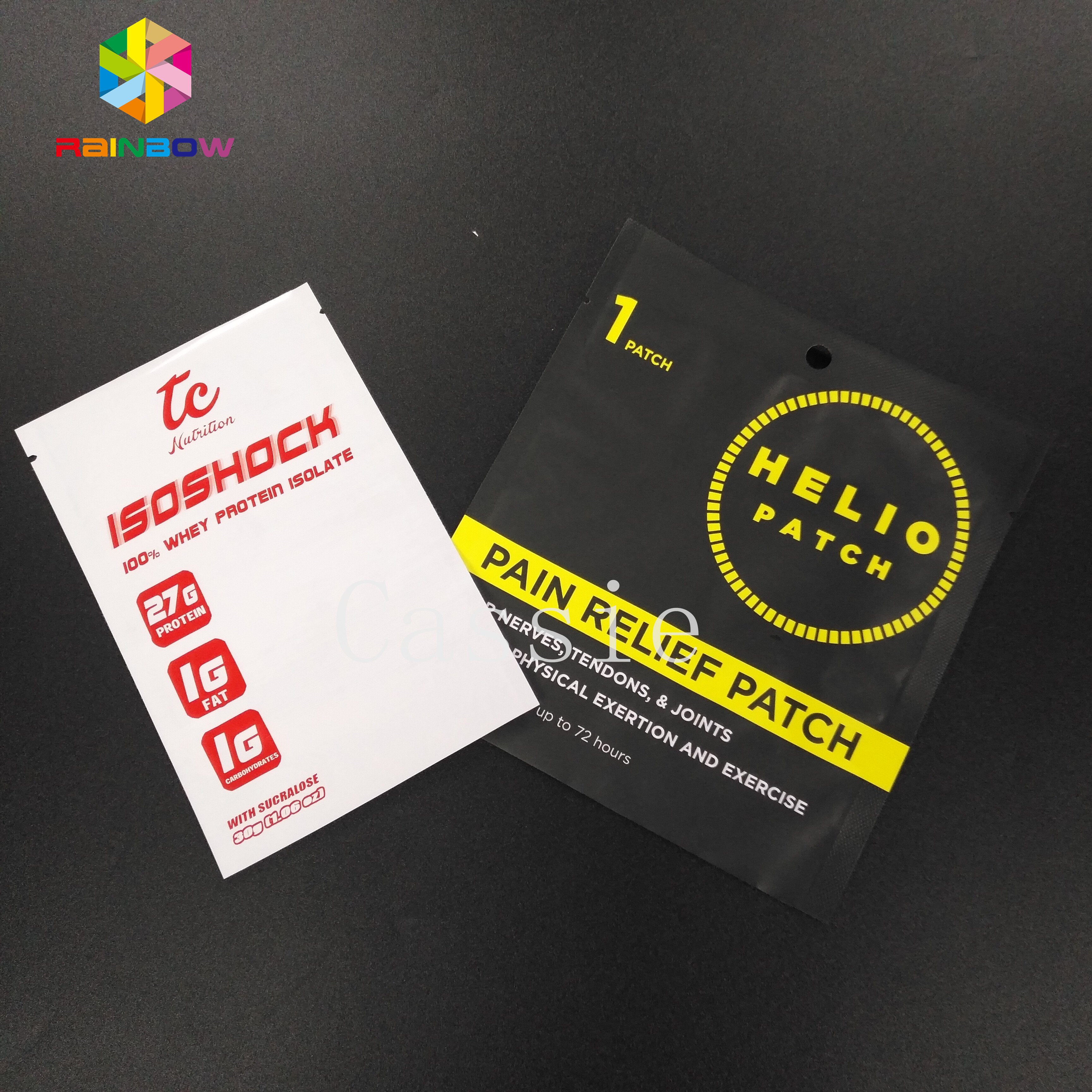 जिपर के साथ मैट प्लास्टिक पाउच पैकेजिंग प्लास्टिक एल्युमीनियम मायलर पाउच मिनी सैंपल स्टोरेज