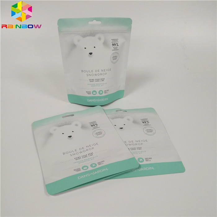 जिपर शीर्ष स्टैंड ऊपर पन्नी थैली पैकेजिंग स्नान नमक एल्यूमीनियम पन्नी शरीर साफ़ बैग