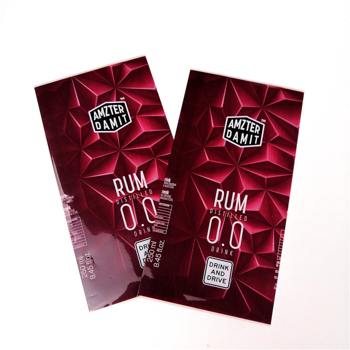 पूर्ण रंग प्रिंट पीईटी हीट सिकोड़ें आस्तीन पेय सिकोड़ें लेबल कस्टम लोगो हीट सेंसिटिव