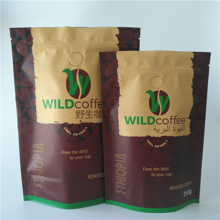 कस्टम मुद्रित एल्यूमीनियम पन्नी स्टैंड पाउच Recyclable मैट खत्म पीडीए एसजीएस अनुमोदन