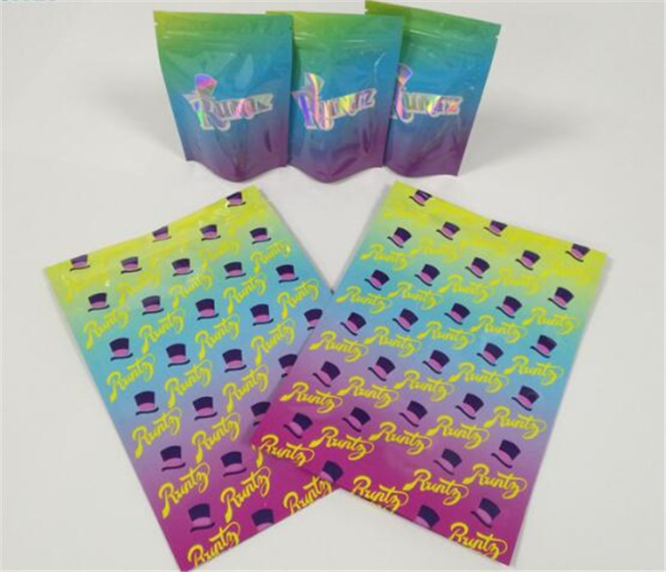 मेडिकल स्मेल प्रूफ कॉस्मेटिक आयोजक बैग ग्लॉसी मायलर पन्नी मिनी जिपलॉक CYMK रंग