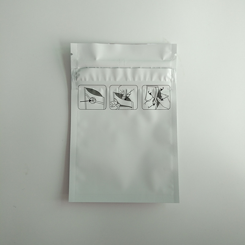 3 साइड सील मैट पाउच पैकेजिंग, जिपर पाउच बच्चे सबूत खड़े हो जाओ