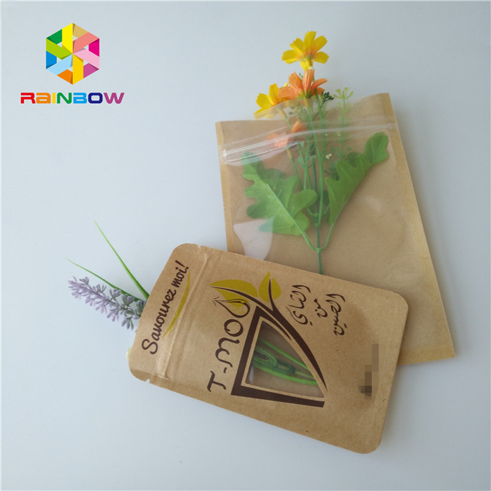 Resealable कस्टम पेपर बैग खाद्य ग्रेड तीन साइड सील एल्यूमीनियम पन्नी कुकी पैकेजिंग