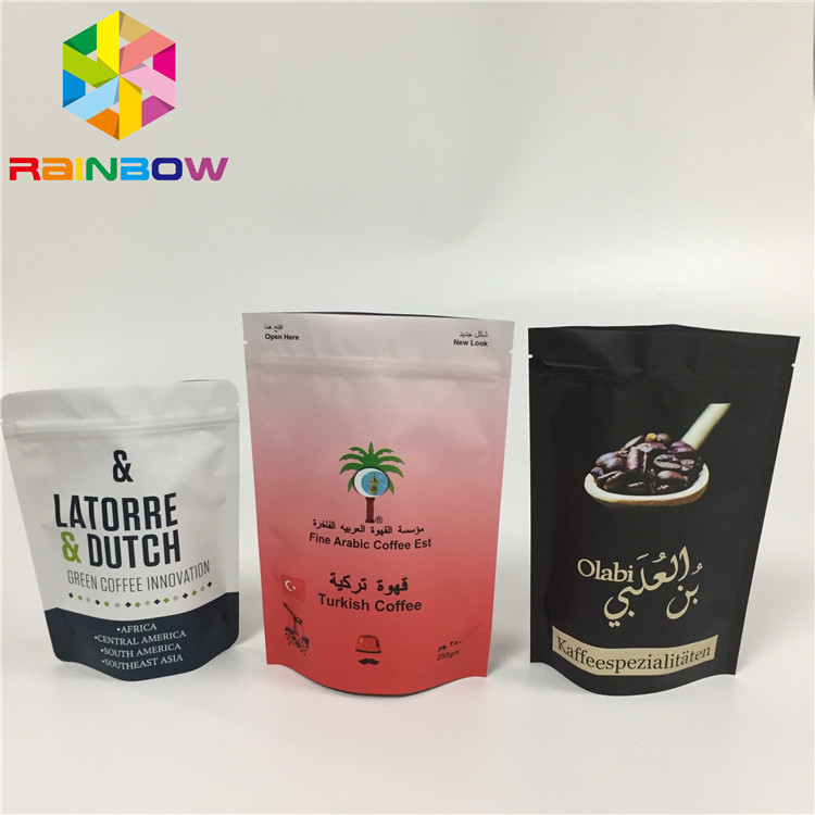 Gravure प्रिंटिंग स्टैंड जिपर पाउच बैग फाड़ पायदान लाइन ज़िप ताला बंद टुकड़े टुकड़े में