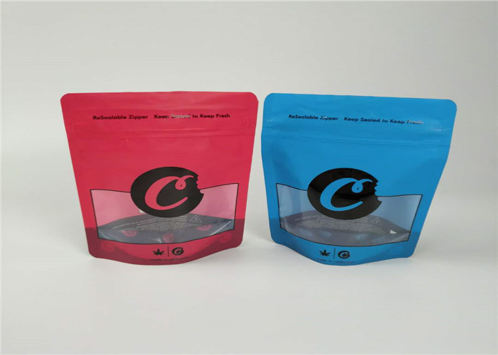 एल्यूमीनियम पन्नी बैग प्लास्टिक पाउच पैकेजिंग 1LB कुकीज़ CBD पैकेजिंग टिकाऊ